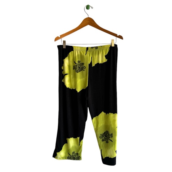 Jostar Floral Slinky Stretch Set Tank Top And Capri Pants XL - Picture 3 of 10